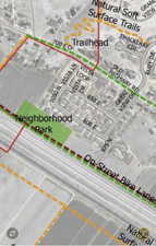 PROPOSED Plan for south side (behind home)