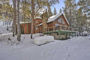 Exterior space featuring a deck