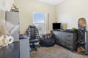 View of carpeted office