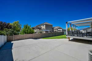 View of patio / terrace featuring a pergola and a deck