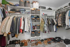 Walk in closet.