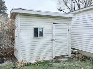 View of outbuilding