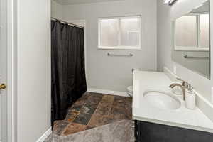 Basement bathroom