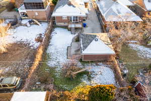 rear of home Drone / aerial view