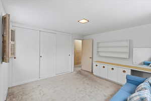 Large bedroom 1 with built ins.