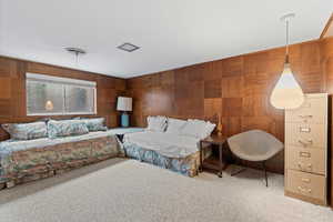 bedroom 4 exotic wood paneling