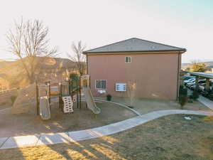 View of jungle gym