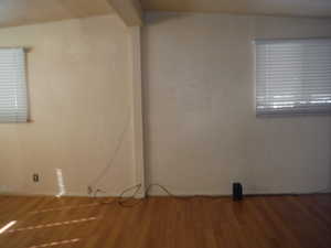 Master Bedroom where wall was removed