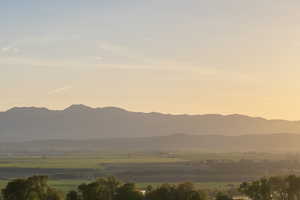 Property view of mountains featuring a rural view