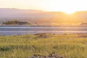 Water view featuring a mountain view