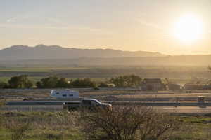 Mountain view featuring a rural view