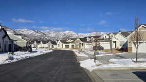 View of front facade featuring a mountain view