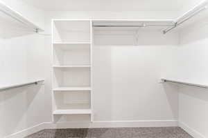 View of spacious closet