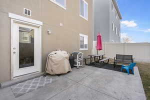 View of patio / terrace with grilling area