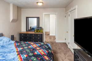 Carpeted bedroom