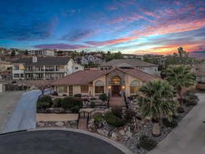 View of mediterranean / spanish-style home