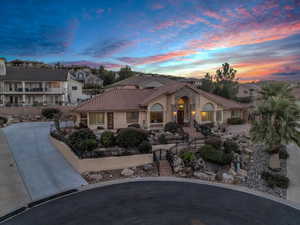 View of mediterranean / spanish home