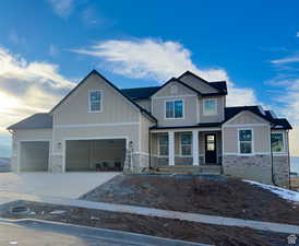 Craftsman-style house featuring a porch