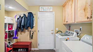 main level mud room/ laundry/ garage entry