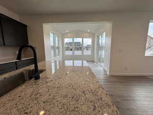 Kitchen, featuring a 12 x 12 Sunroom