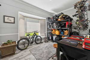 View of storage room