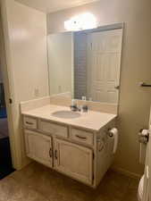 3/4 bath with shower