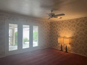 Master Bedroom with walk out to courtyard