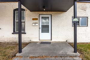 View of front property entrance