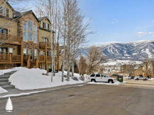 View of road featuring a mountain view