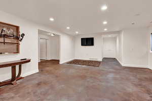 View of unfurnished living room