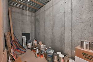 View of basement