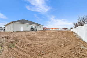 View of rear view of property