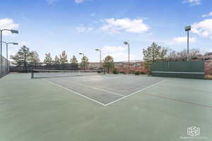 View of sport court