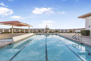 View of pool