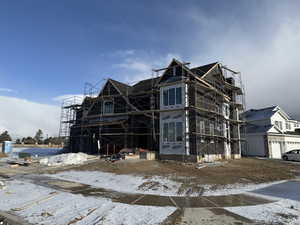 View of property in mid-construction