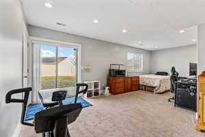 Downstairs family room