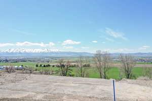 View of mountain feature with a rural view