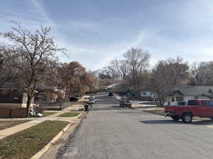 View of dead end street