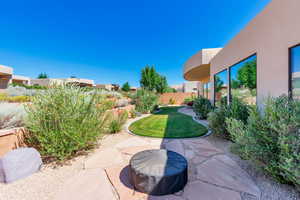 View of patio