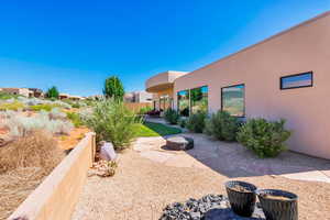 View of yard featuring a patio area