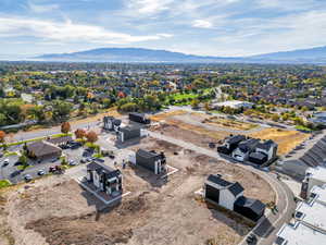 Bird's eye view featuring a mountain view