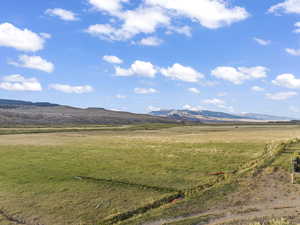 Mountain view featuring a rural view