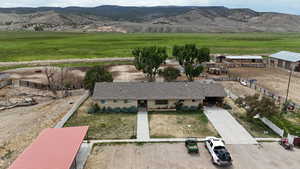 View of rural area with mountains