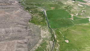 Aerial map of property and surrounding area