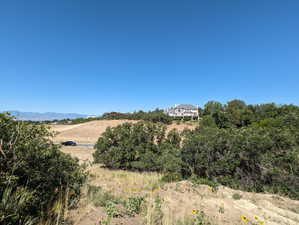 View of nature featuring a mountain view