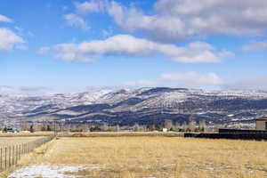 View of mountain feature featuring a rural view