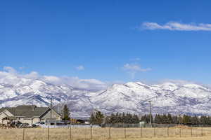 View of mountain feature featuring a rural view