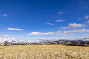 Mountain view with a rural view