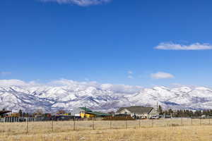 View of mountain feature featuring a rural view