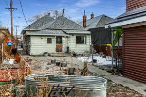 View of back of house